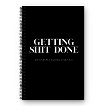 Load image into Gallery viewer, 30 Day Planner:  GETTING SHIT DONE - Best Daily Calendar Planner to help reach your goals, manifest dreams and live your best life
