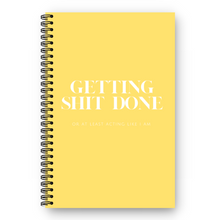 Load image into Gallery viewer, 30 Day Planner:  GETTING SHIT DONE - Best Daily Calendar Planner to help reach your goals, manifest dreams and live your best life
