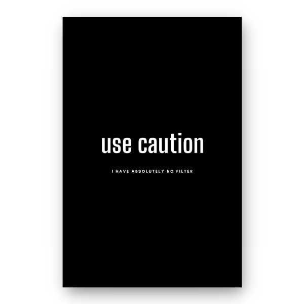 Notebook USE CAUTION - Best Lined Notebook for daily journaling, help you reach your goals, manifest dreams and live your best life