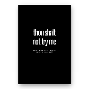 Notebook THOU SHALT NOT TRY ME - Best Lined Notebook for daily journaling, help you reach your goals, manifest dreams and live your best life