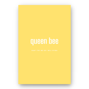 Notebook QUEEN BEE - Best Lined Notebook for daily journaling, help you reach your goals, manifest dreams and live your best life