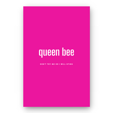 Load image into Gallery viewer, Notebook QUEEN BEE - Best Lined Notebook for daily journaling, help you reach your goals, manifest dreams and live your best life
