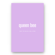 Load image into Gallery viewer, Notebook QUEEN BEE - Best Lined Notebook for daily journaling, help you reach your goals, manifest dreams and live your best life
