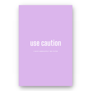 Notebook USE CAUTION - Best Lined Notebook for daily journaling, help you reach your goals, manifest dreams and live your best life