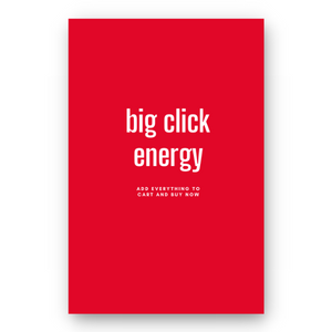 Notebook BIG CLICK ENERGY - Best Lined Notebook for daily journaling, help you reach your goals, manifest dreams and live your best life