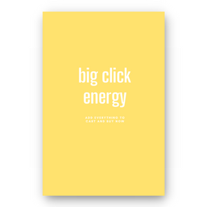 Notebook BIG CLICK ENERGY - Best Lined Notebook for daily journaling, help you reach your goals, manifest dreams and live your best life