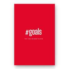 Load image into Gallery viewer, Notebook #GOALS - Best Lined Notebook for daily journaling, help you reach your goals, manifest dreams and live your best life

