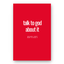 Load image into Gallery viewer, Notebook TALK TO GOD ABOUT IT - Best Lined Notebook for daily journaling, help you reach your goals, manifest dreams and live your best life
