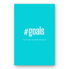 Load image into Gallery viewer, Notebook #GOALS - Best Lined Notebook for daily journaling, help you reach your goals, manifest dreams and live your best life
